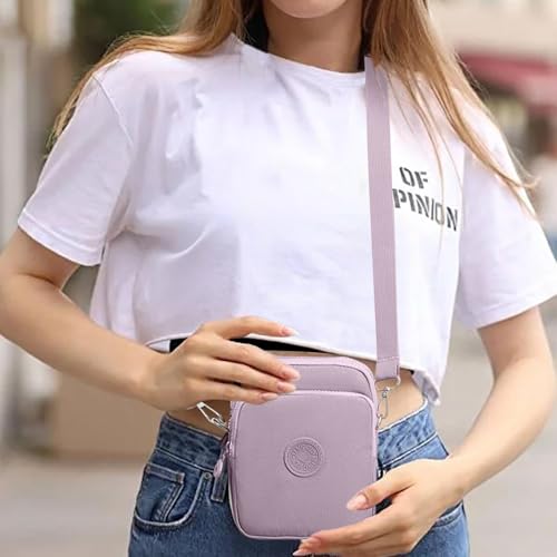 Bolso cruzado pequeño bolsa pequeña ligera e impermeable con correa ajustable 2