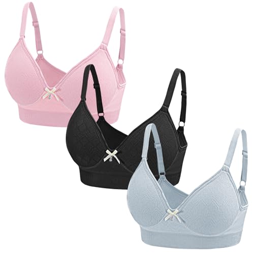 3 reggiseni da donna senza ferretto, comodi reggiseni, reggiseno classico,