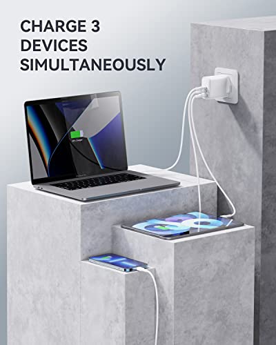 VOLTME USB C Plug 65W, USB C Charger GaN III, Fast Charger Plug for MacBook Pro/Air, iPad Pro, Galaxy S22/S21, Dell XPS 13 - Image 3
