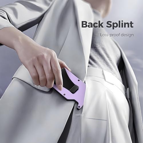 Men's Wallets，Slim Wallet for men，Wallet mens，Rfid wallet ，Card Wallet ，Metal Wallet for men, Credit Card Holder. (Macaron Purple)4