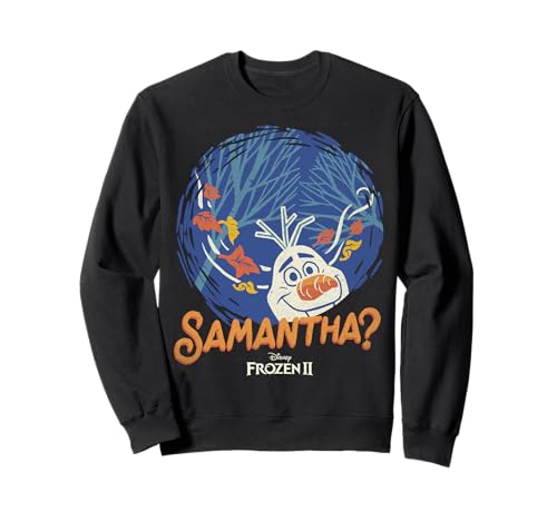 Sweatshirt Frozen 2 Olaf Samantha portrait, cadeau idéal pour fan de Disney