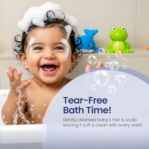 Image of Mother Sparsh Natural Care Baby Shampoo-400ml | Tear Free Shampoo for Babies With Organic Coconut Oil, Calendula & Avocado | Suitable for Newborn Sensitive Skin