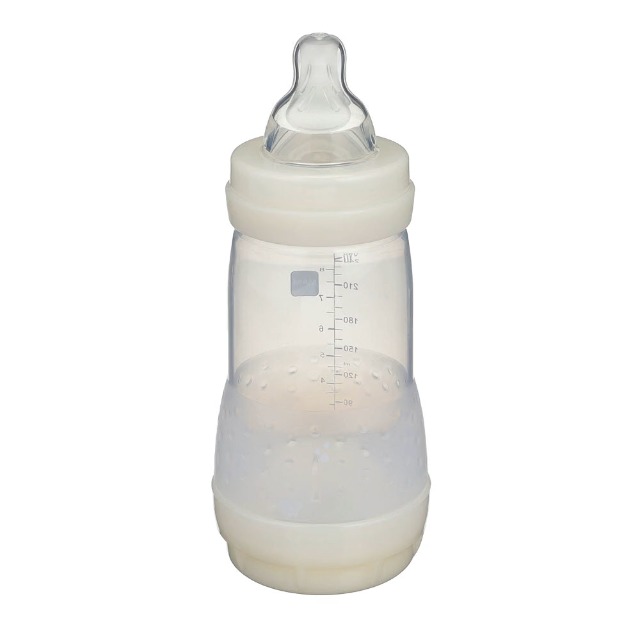 Biberon Anti-colique 160 Ml – Tétine Naturelle Comme Le Sein, Design Ergonomique Pour Bébé 0-6 Mois | Facile à Nettoyer, Sécuritaire, Sans BPA