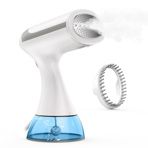Plancha Vertical Vapor, 1500W Plancha Vapor Vertical con Tanque de Agua 300ml, Calentamiento Rápido de 30 Segundos, Plancha de Viaje, para El Hogar, La Oficina