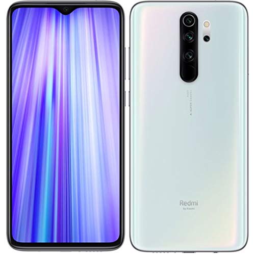 Xiaomi Redmi Note 8 Pro Smartphone,6GB RAM 128GB ROM Mobilephone,Pantalla Completa de 6.53",MTK Helio G90T Octa Core,Carga de 4500mAh,Quad Cámara(64MP + 8MP + 2MP + 2MP) Versión Global (Blanco)