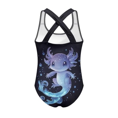 Image of Girls Swimsuit Criss Cross Back 1-Piece Summer Beach Swiwmear