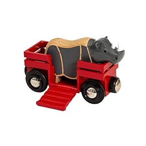 BRIO Wagon met neushoorn – 33968