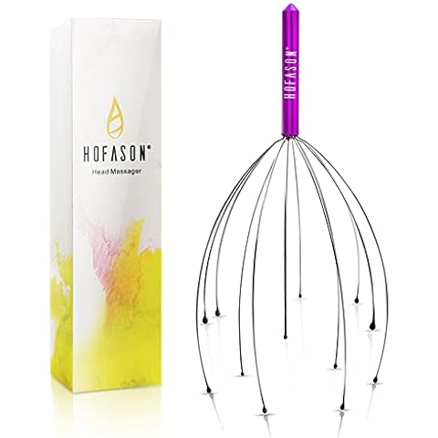 Scalp Massagers, Handheld Head Massage Tingler Novelty Gifts for Men Women, Scratcher for Deep Relaxation, Hair Stimulation and Stress Relief, Stocking Fillers Birthday Christmas Gifts (1 Pack) Cover