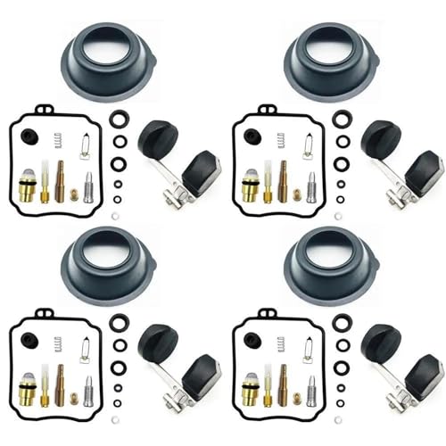 Kit reparación carburador válvula aguja piezas asiento flotador diafragma XJ600S 5