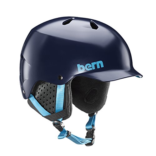 Bern Watts Casco, Hombre, Satin Navy Blue, Medium