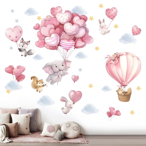 Vinilos Animal Globo para Pared Habitación Infantil miniatura 1