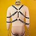 BEISUYA PU Leather Harness For Men Adjustable Buckle Body Chest Belt Cosplay Nightclub Sexy Punk Chest Belt Clubwear