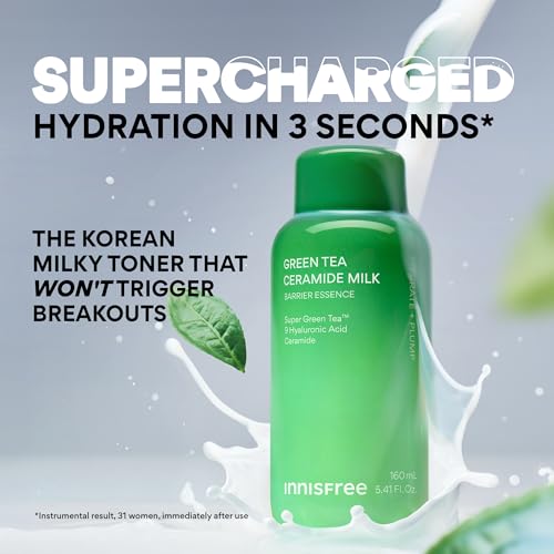 Image of Innisfree Green Tea Ceramide Milk and Seed Skin- Toner