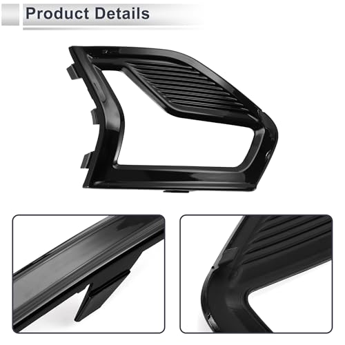 RATCHROLL Front Right Fog Light Grill for Ford Fusion 2019 Front Lower Bumper Fog Light Cover Inserts No.KS7319952CBW ABS 1 Pc by RATCHROLL - Image 4