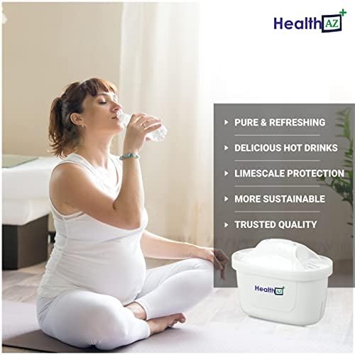 HealthAZ Water Filter Cartridges, Replacement for Brita Maxtra (12 Filters Cartridges)