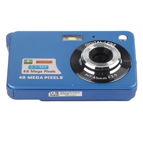 Cámara digital 48MP con pantalla LCD 2.7 pulg y zoom 8X miniatura 7