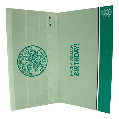 Celtic FC BIRTHDAY CARD WITH BADGE
