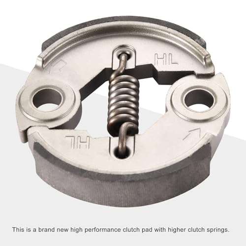 GOOFIT Kupplungsunterlage mit Feder Ersatz Für 43cc 47cc 49cc 2 Stroke Engine X-1 X-2 CAT EYE Mini Pocket Quad Dirt Bike ATV