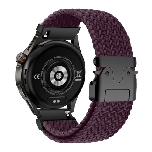 編組ソロループ弾性ストラップ対応 KOSPET MAGIC R10 用交換バンドクイックリース時計ナイロンストラップ替えベルト磁気バックル換えベルトマグネットコンパチブルシャオミ KOSPET MAGIC R10 伸縮性交換レディース メンズ (16)