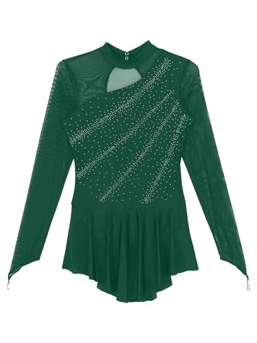 Justaucorps de ballet pour femmes Yhong sans irritation avec strass