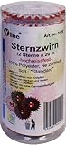 12er Set Sternzwirn Sternchenzwirn Standard, (0,04 € / m), 0129