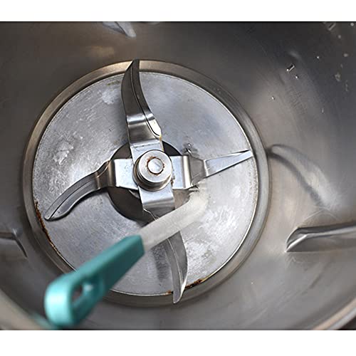 Reinigingsborstel mengpot spoelborstel voor Thermomix TM6-TM5-TM31 -TM21 - voor MCC kookmachine, set van 3 nylon borstels, messenborstel/kopjesborstel/keukenborstel, 19 cm lang handvat, reinigingsaccessoires - Afbeelding 8