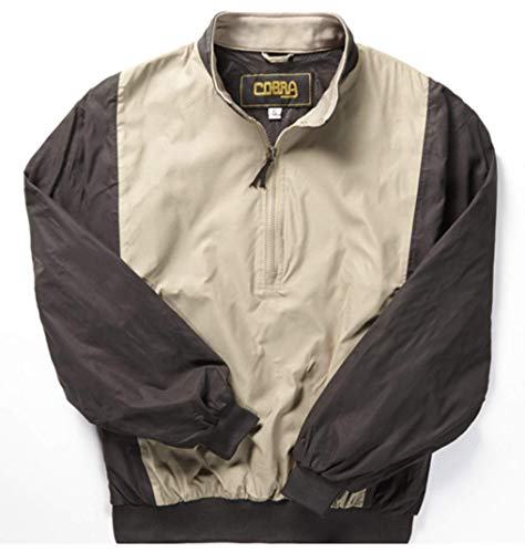 TRENDWAVE SPORTSWEAR Classic Khaki Pullover Windbreaker Jacket
