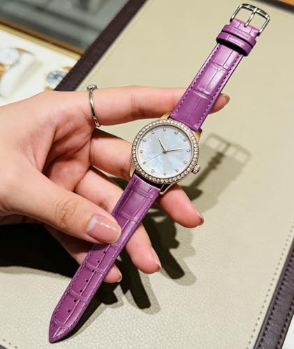 Image of BINLUN Leather Watch Band Genuine Calfskin Replacement Watch Strap Quick Release Crocodile Pattern 10 Colors 13 Sizes for Men Women(10mm,12mm,14mm,16mm,17mm,18mm,19mm,20mm,21mm,22mm,23mm,24mm)
