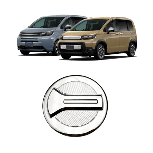 TopGTzolun新型フリード GT系 に対応 専用 ガソリン フューエルリッドガーニッシュ 外装パーツ ドレスアップ カスタム アクセサリー 傷防止 保護 ガーニッシュ ABS樹脂製 (シルバー1PCS)