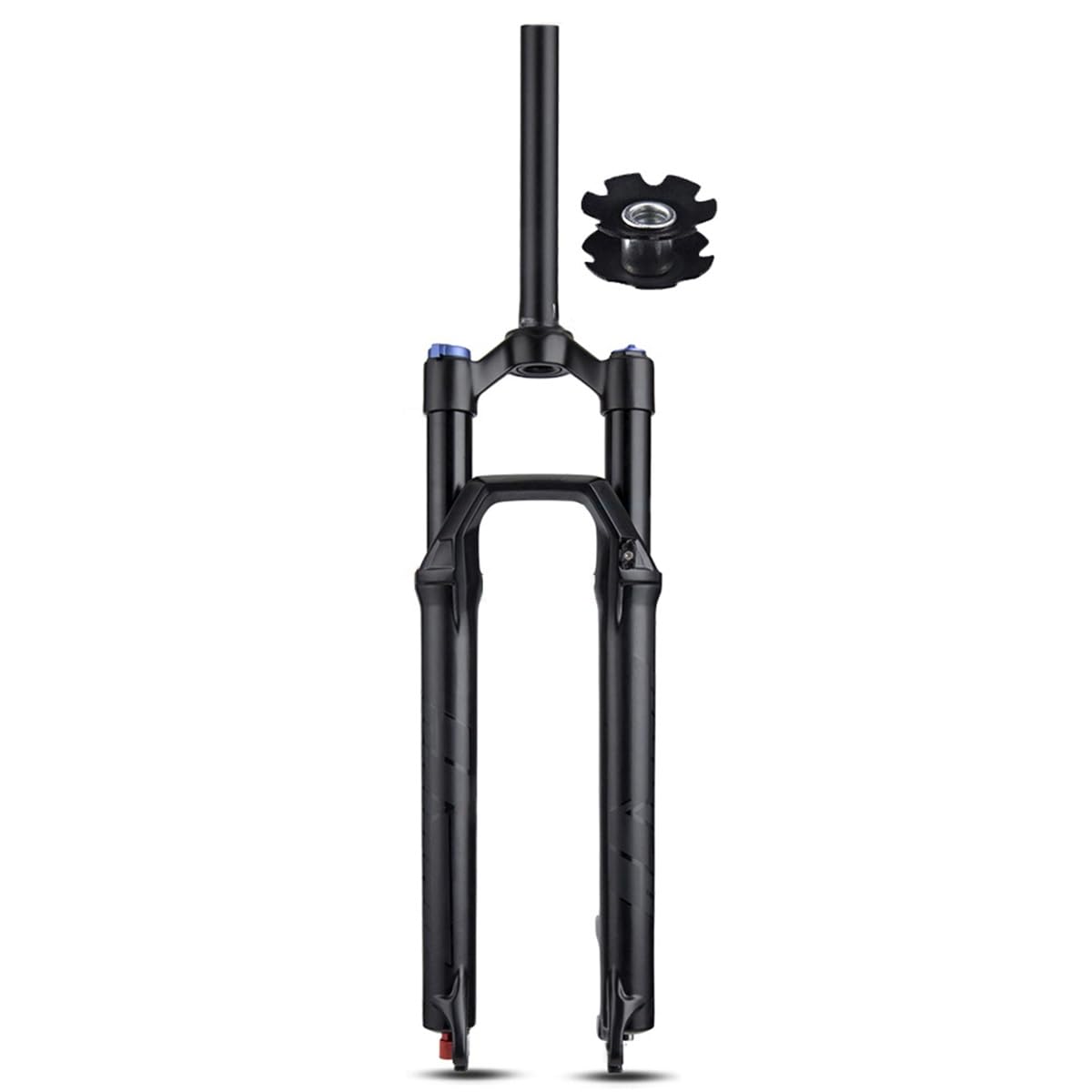 WIQUYBML 28.6mm Threadless Steerer Mountain Bicycle Suspension Forks 27.5 29 Inch MTB Bike Front Fork With Damping 140mm Travel QR 9×100 Shoulder Line Lockout