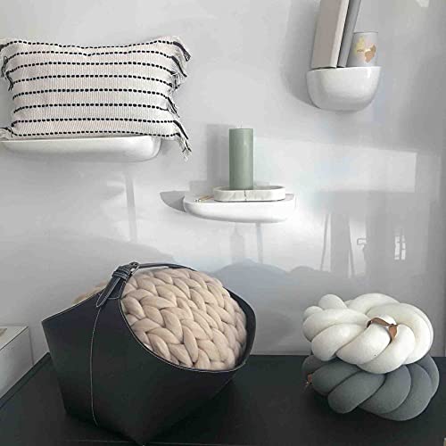 ITA Leathercraft XL Kaminholzkorb Allzweckkorb, Lederkorb mit Tragegriff schwarz, 60x40x30 cm, Aufbewahrungstasche Zeitungskorb Ordnungskorb - 5