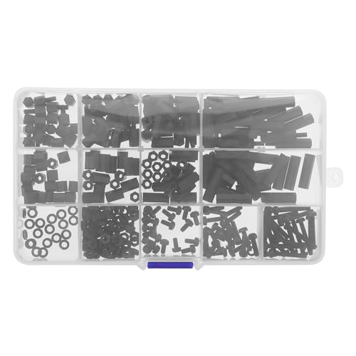 Tornillos de nylon M3 y separadores para montaje seguro de placas PCB y robótica