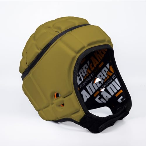 Gamebreaker PRO Powered by D3O Soft Shell Headgear (Vegas Gold, Large)