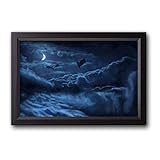 Drogon & Rhaegal Game of Thrones Painting - Art Print - Wall Decor - Poster - Gift (4x6-16x24 IN)