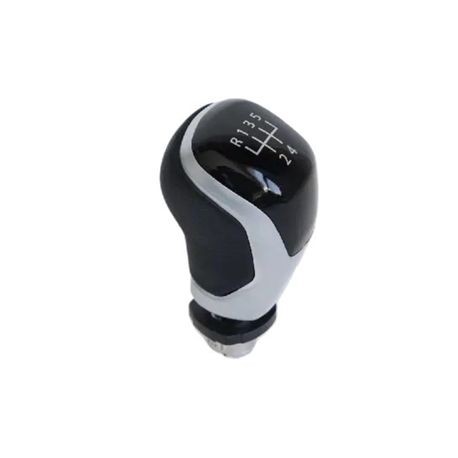 Jeocoai One Color Car Gear Knob 12Mm 5 6Speed Car Shift Gear Knob Lever For A4 B6 B7 B8 A6 A3 For Vw For Golf For Polo For Bora For Passat For Ibiza 6J For Seat For Leon Mk1 For Skoda(5Speed)