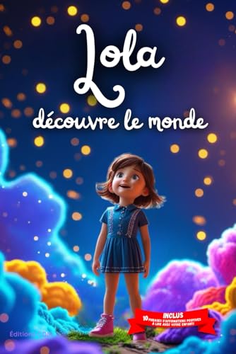 Lola découvre le monde: Livre personnalisé prénom, mini-histoires magiques, aventures, confiance en soi, leçons de vie, affirmations positives, ... en...