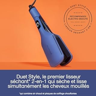 GHD - Duet Style - Lisseur Séchant 2-en-1 (Bleu Cyan) - Collection Colour Crush