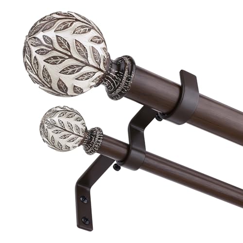 Double Curtain Rod 36 to 72 Inch