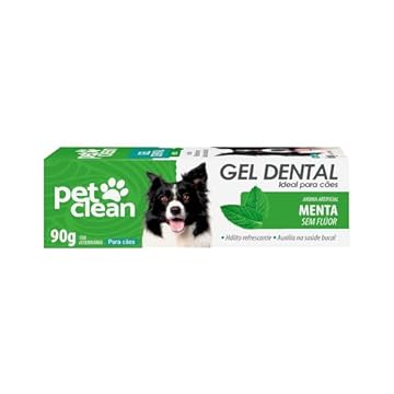 gel dental menta, branco PETCLEAN