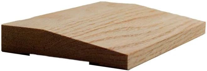 EWCA42 Beveled 3-1/2 Casing Trim Moulding, 3/4 x 3-1/2, Red Oak, 94