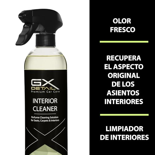 GxDetail – Kit Limpieza Coche con Accesorios – Limpiador de Tapicerías, Limpia Salpicaderos, Limpiaparabrisas, Incluye Accesorios de Limpieza de coche y Ambientador. Pack Limpieza Coche Profesional - imagen 3