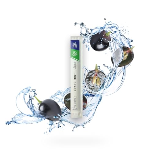 Wunder Cure-Dents avec Saveur – 200 Cure-Dents Individuels - 8 Saveurs Variées - Idéal pour Rafraîchir l'Haleine et Usage Quotidien - raisin-menthe – vue 6