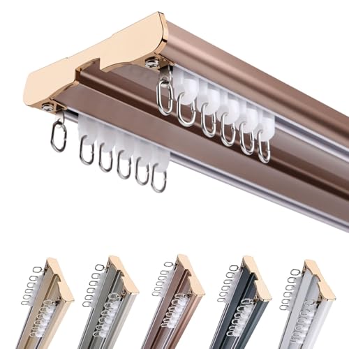 �J�[�e�����[�� �_�u�� �T�C�����g 1.5m 1.8m 2m 2.2m 2.5m 2.8m 3.1m 3.5m 3.6m 4.2m �V��X���C�h���[�� �É������i�[ �A���~�����I�[�v�����[���̃v���C�o�V�[�ی�p�J�[�e���{�b�N�X�Z�b�g(Rose gold,1