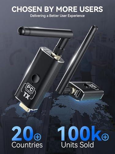 Image of ETZIN 150M HDMI Wireless Extender 1 TX up to 4 RX 1080P 60Hz 5.8GHz Audio Video Transmitter Receiver for TV Box to Multiple for Streaming Video from Laptop,Pc,TV Box to Monitor,TV,Projector EPL-1546WA