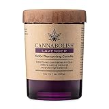 Cannabolish Lavender Smoke Odor Eliminating Candle, 7 oz, Natural Ingredients