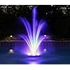 Accessori Stagno Ecologici Con LED RGB - Pompa Galleggiante Per Stagni E Giardino, 200L/h, 60cm Altezza Pompa Fontana Solare - Foto 3