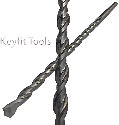 Keyfit Tools G.S.I. Contractor Grade Garden Stake Installation Tool Drill Bit Fast & Easily Install Garden Stakes Even in Frozen Soil Fiberglass Plant Support Stakes Tomato Cage Rebar Steel J Hook
