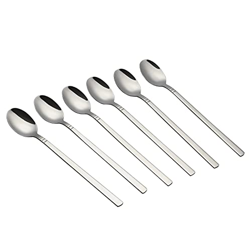 Morcte Cocktail-Rührlöffel, Edelstahl, langer Griff, 19,3 cm, Eisteelöffel, 12 Stück Cover