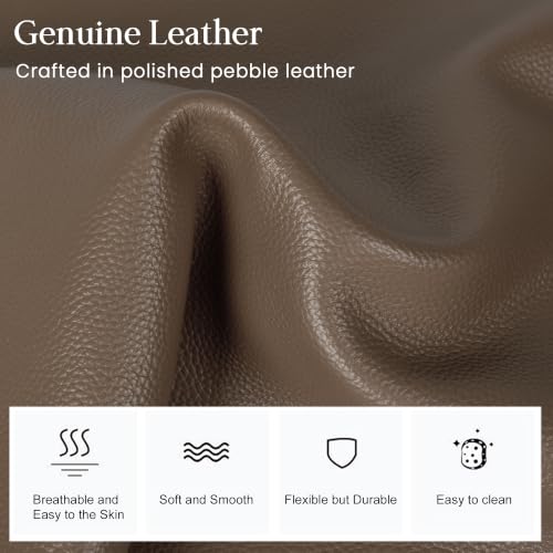 Image of befen Genuine Leather Crossbody Bags for Women, Anti-Theft Shoulder Purse with Built in RFID Wallet for Travel
