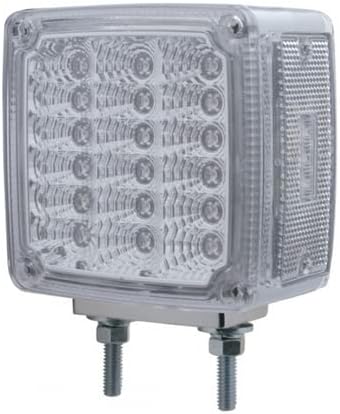 United Pacific 39778B - Double Face Turn Signal Light - (Bulk), 39 Led - (Bulk), Amber Led/Clear Lens